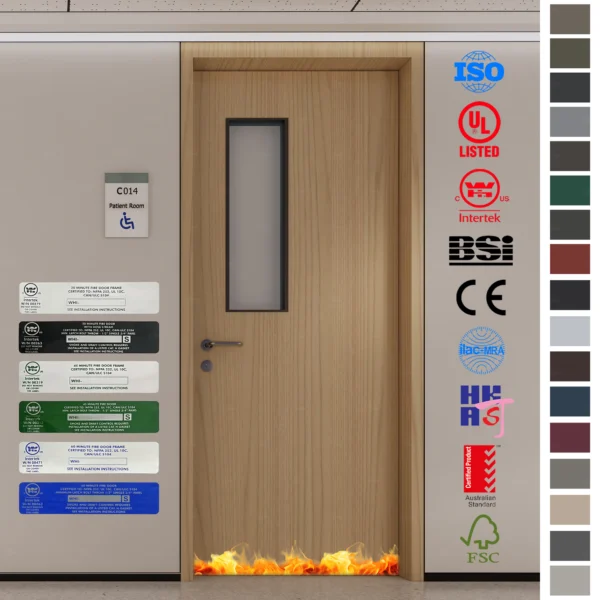 Fire Rated Door solution for healthcare facilities.