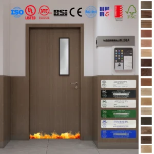 Fire Rated Door manufacturer offering BS EN & CE certified wood MDF fire doors.