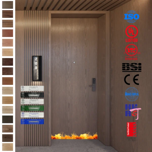 Fire Rated Doors for hotels in Saudi Arabia, Qatar, UAE, and Oman.