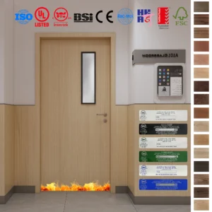High-quality HPL classroom doors, UL listed for safety.