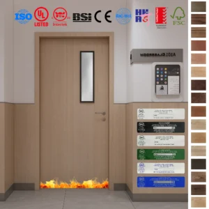 Shop EN certified plywood fire rated doors for schools.