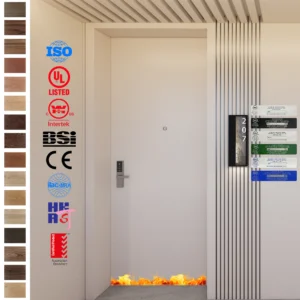 Fire Rated Door certified to European Standard. Available in 30, 60, 90 mins.