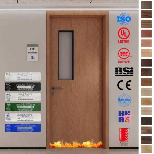 Fire Rated Door with European style and BS certification.