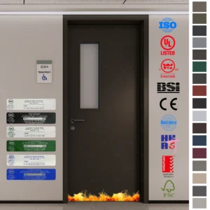 Fire Rated Door for hospital patient rooms.