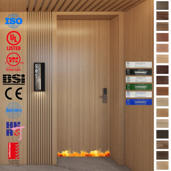 Fire Rated Door - Discover high-quality Foshan Hotel doors with CAN ULC certification.