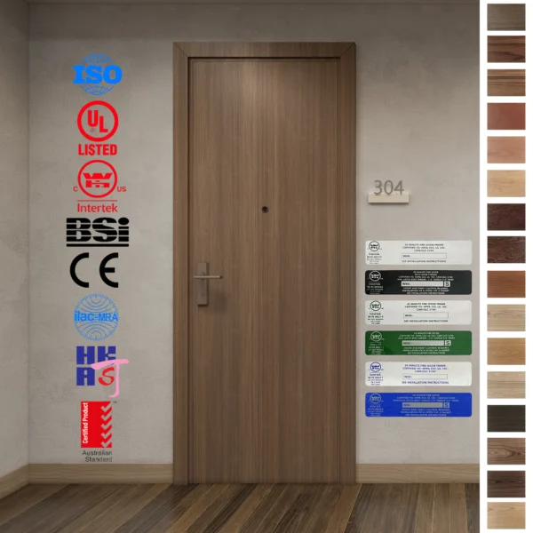 Enhance safety with our UL WH listed wood doors.