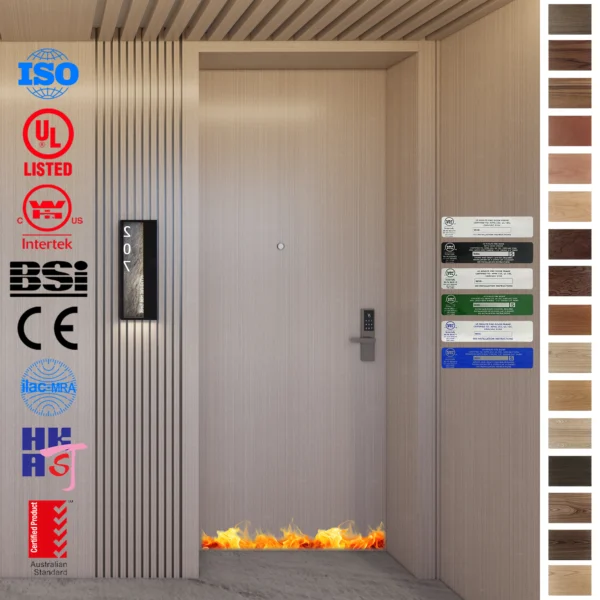 Protect your hotel with a Fire Rated Door.