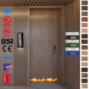 Fire Rated Door – U-L Listed composite wooden doors for hotels.