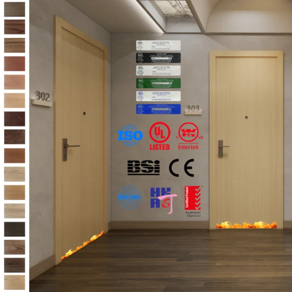 Discover our Fire Rated Door UL 10B 10C FD30 FD60, ideal for apartments and condos.