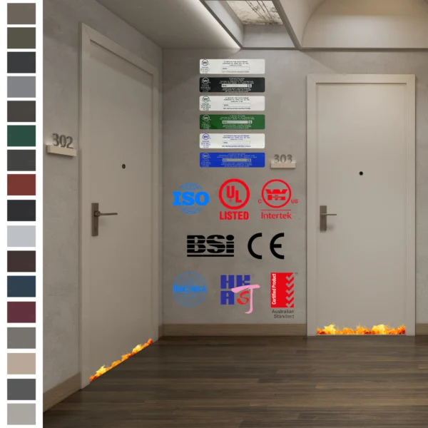Wholesale Fire Rated Door with HPL surface, UL WH certified.