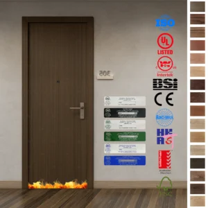Discover AS certified FD30 oak fire doors for flats.