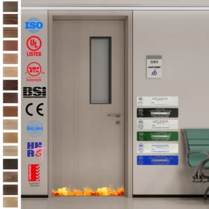 Durable Fire Rated Door designed for hospitals and clinics.
