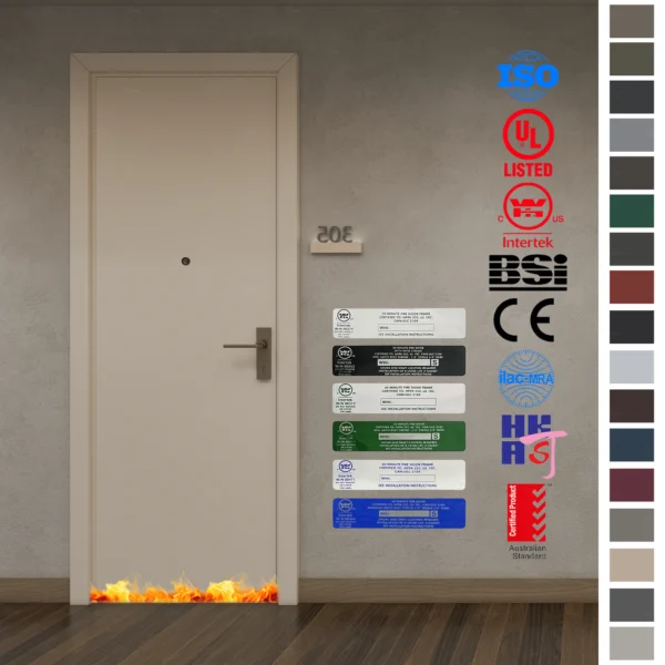 Fire Rated Doors, BS Certified FD30/FD60 timber doors for condo access.