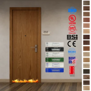 China-made Fire Rated Door, AS certified and 60-minute fireproof.