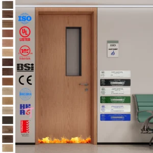 Fire Rated Doors for hospitals and commercial spaces.