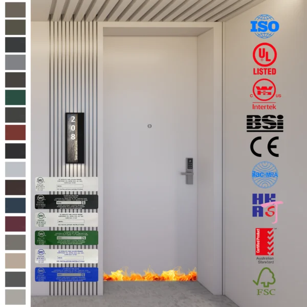 Upgrade hotel safety with fire rated door solutions.