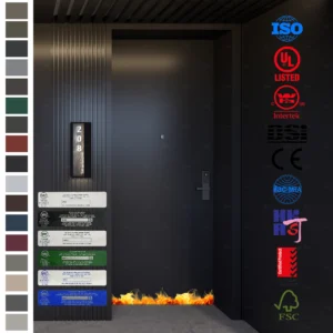 Secure your hotel with custom American Standard Wood Fire Rated Doors.