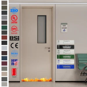 Fire Rated Door with AS certification, 90-minute fire resistance.