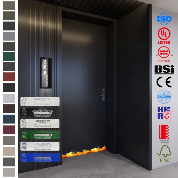Upgrade your hotel with Fire Rated Door solutions.