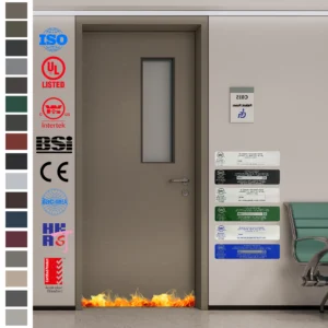 Fire Rated Door manufacturer in China offers safety-certified timber hospital doors.