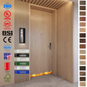 Fire Rated Door - Custom solid wood doors with luxury thermal insulation.