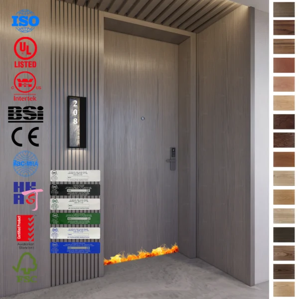 Discover our Fire Rated Door for hotel rooms.