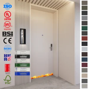Upgrade interiors with a Fire Rated Door.