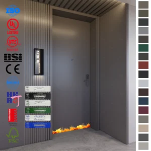 Premium 30/60-minute fireproof wooden interior doors.