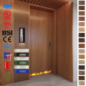 Protect your hotel with durable 30/60-minute fire-resistant doors.