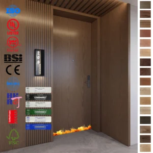 Protect and elevate your space with luxury wooden fire rated doors.