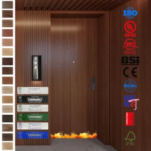 Fire Rated Doors for hotels in Saudi Arabia, Qatar, UAE, and Oman.