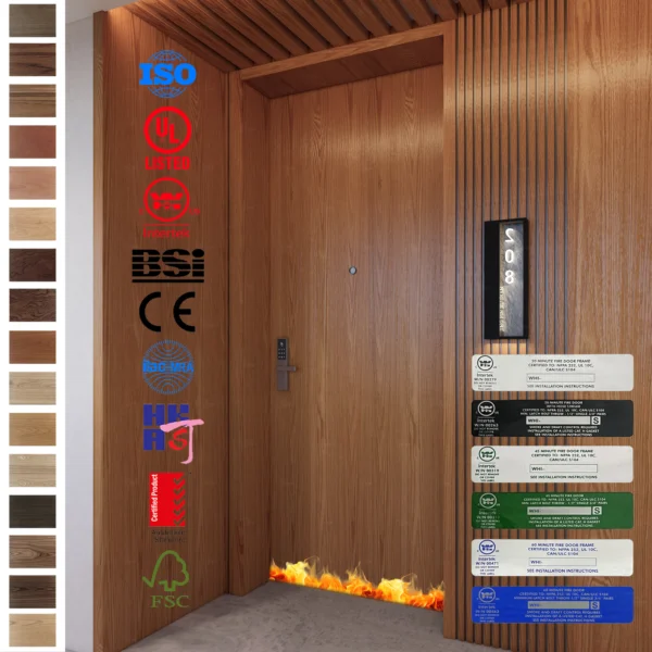 Ensure safety and style with Fire Rated Doors.
