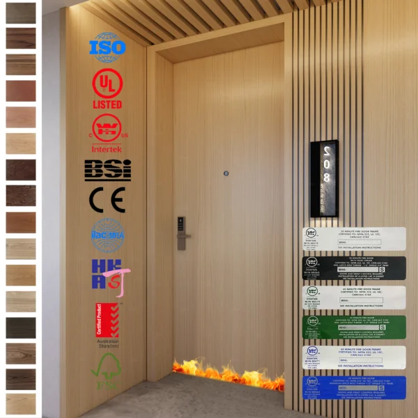Discover high-quality fire rated doors for hotel bedrooms.