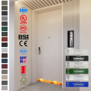 Fire Rated Door collection for hotels.
