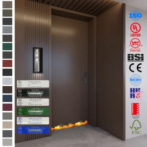 Upgrade hotel safety and style with Fire Rated Door options.