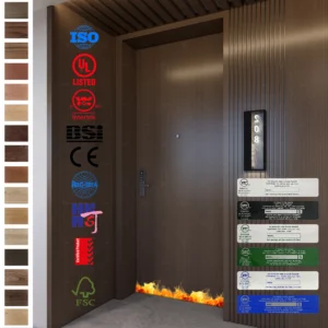 Enhance safety with Fire Rated Doors at Guangdong factory prices.