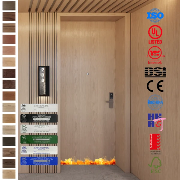 Discover top-rated Fire Rated Doors for hotel guest rooms.