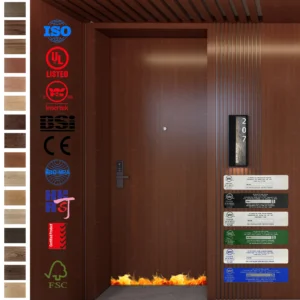 2025 Hot New Fire Rated Door for vacation villages and hotels.