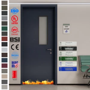 Get a BS certified Fire Rated Door with superior soundproofing and privacy vision panels.