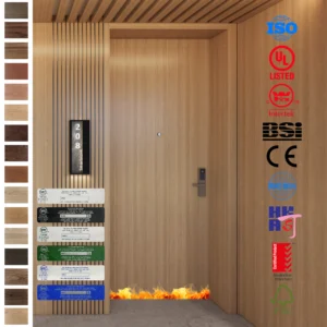 Shop Wholesale Custom Fire Rated Doors, UL Approved for hotel rooms.