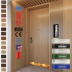 Experience safety and luxury with our Fire Rated Door.