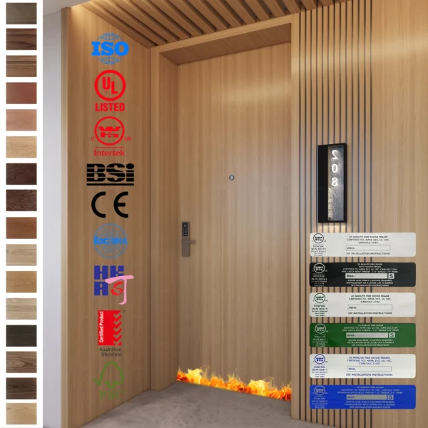 Experience safety and luxury with our Fire Rated Door.