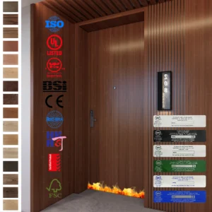 Shop our Fire Rated Door collection for premium hotel rooms.