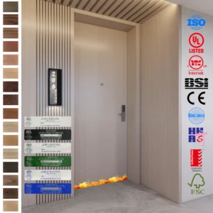 Elegant and secure Fire Rated Door for hotels, apartments, and offices.