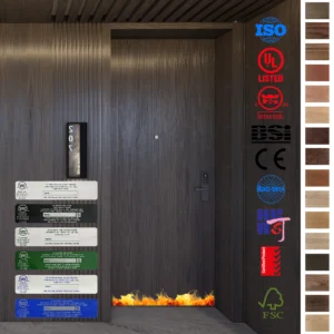 High-quality Fire Rated Door certified EN CE FSC.