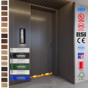 Fire Rated Door for villas, hotels, and residential use.