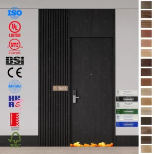 Fire Rated Door with British Standard BS 476 Part 22 certification.