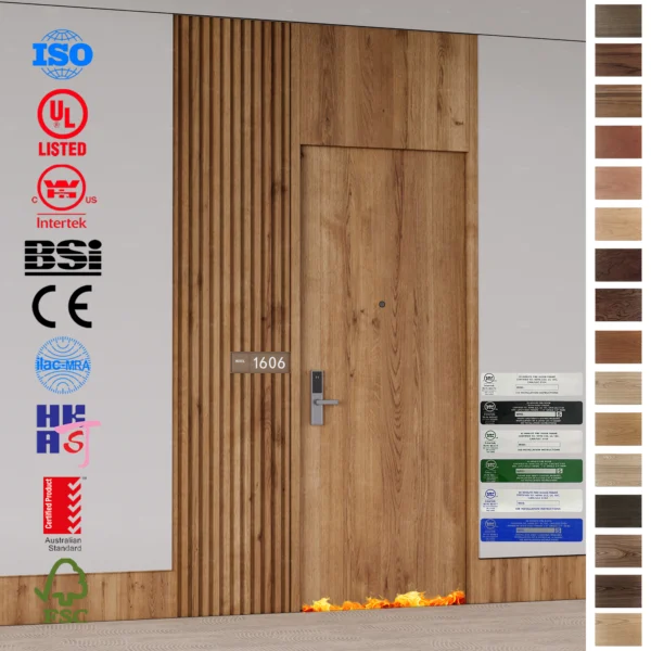 Fire Rated Door solutions for American hotels and Canada projects.