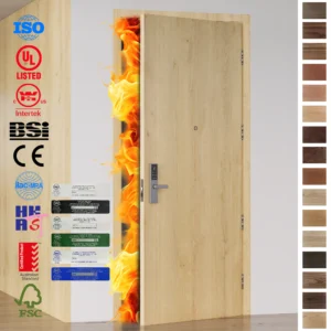 Fire Rated Door custom-made for hotel projects.