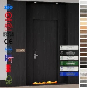 Modern Fire Rated Door supplier for Saudi hotels.